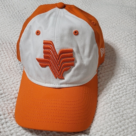 Orange and White Whataburger Texas Cap with Embroidered Logo - Picture 1 of 6
